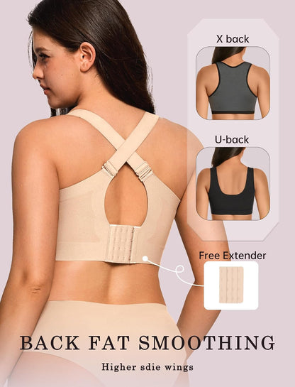 HaloFrom Seamless Jelly Support Wireless Bra
