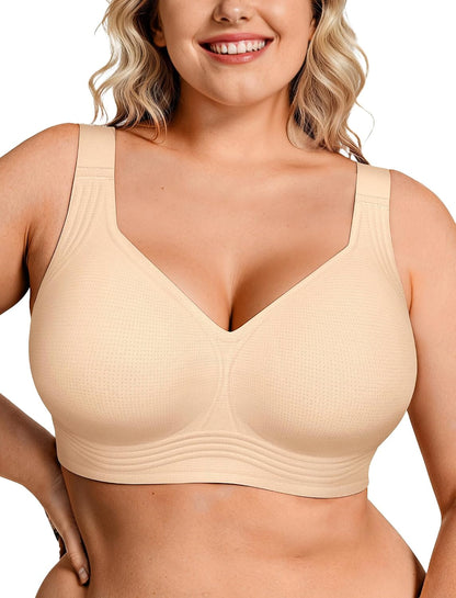 HaloFrom Seamless Jelly Support Wireless Bra